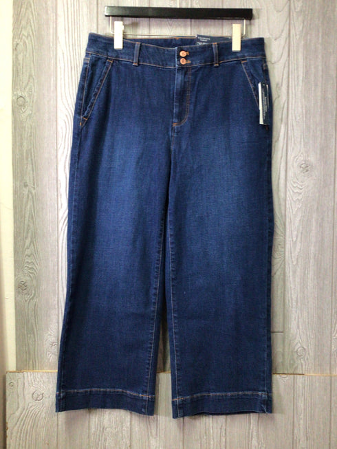 Talbots Crop Jeans Size 8 New